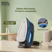 Morphy Richards Turbo Blaze Steam Iron, Blue & Black (2400W)