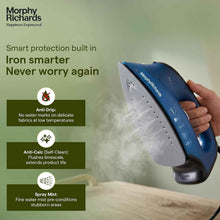 Morphy Richards Turbo Blaze Steam Iron, Blue & Black (2400W)