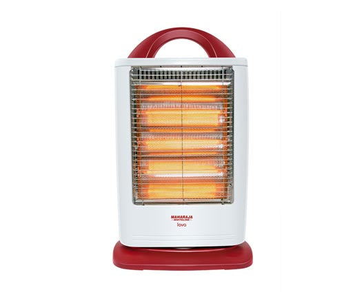 Maharaja Whiteline Lava Happiness Room Heater, White and Red (1200W)