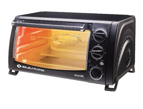 Bajaj Platini PX53 Oven Toaster Grill, Black (22L)