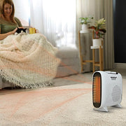Maharaja Whiteline Flare Evo Room Heater, Grey & Black (2000W)