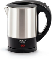 Eveready KET503 Electric Kettle, Black & Silver (1L, 1350W)