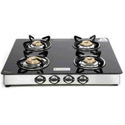 Wonderchef Zest Glass Top Gas Stove (4 Burner)