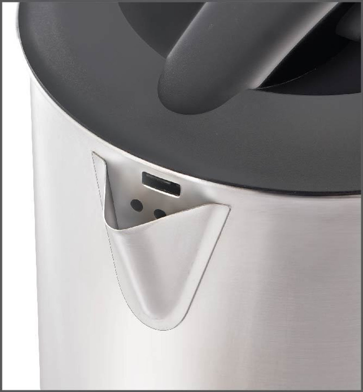 Eveready KET503 Electric Kettle, Black & Silver (1L, 1350W)
