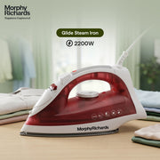 Morphy Richards Glide Steam Iron, Wine Red (1250W)
