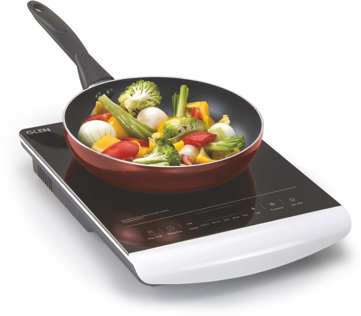 Glen GL 3074 Induction Cooker, White (2000W)