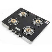 Wonderchef Zest Glass Top Gas Stove (4 Burner)