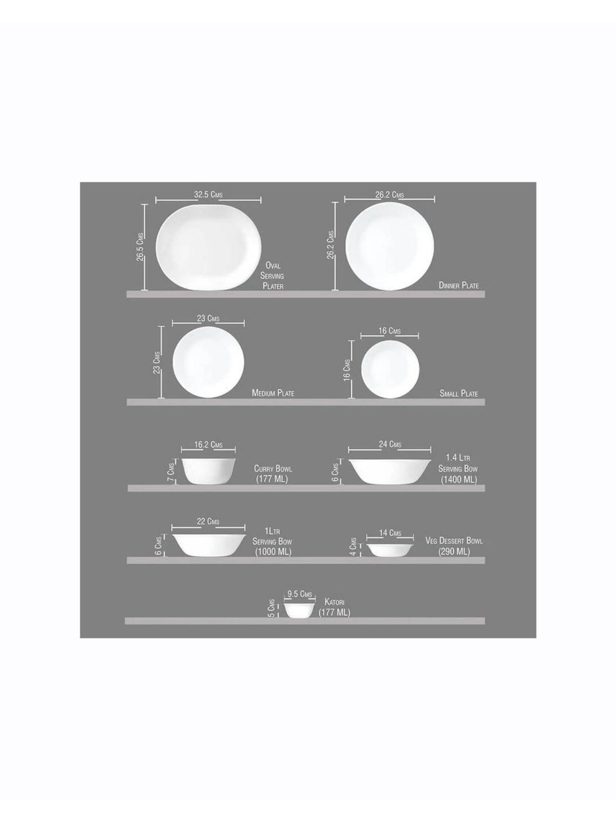 Corelle Livingware Provincial Blue Dinner Set (21 Piece)