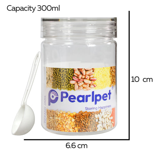 Pearlpet Tiffany Jar, Set of 3 (300 g)