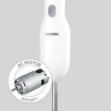 Borosil SmartBlend HB04 Hand Blender, White (300W)