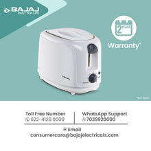 Bajaj ATX4 Pop-up Toaster, White (750W)