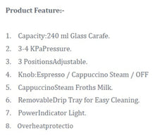 Skyline Espresso Coffee Maker
