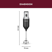 Borosil Masterblend WB32 Hand Blender, Black (250W)
