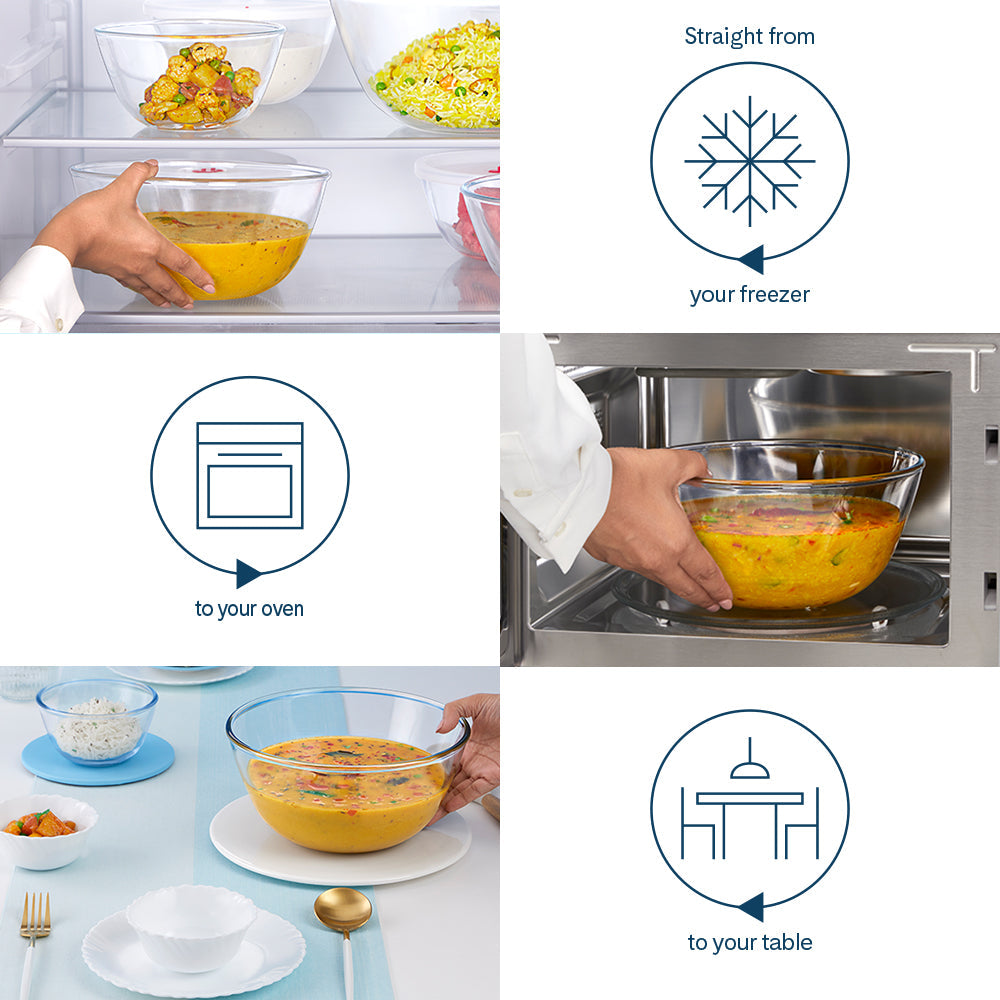 Borosil Mixing Bowl without Lid (1.5 L)