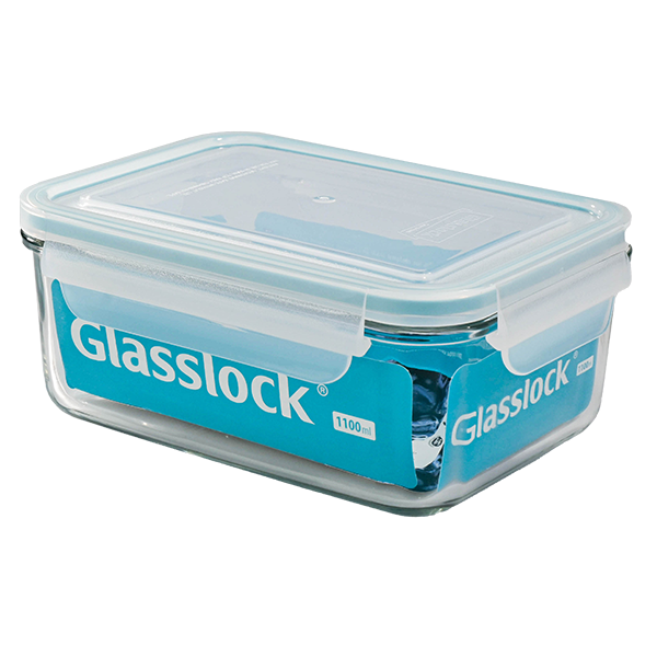 Glasslock Classic Rectangle Glass Container (1100 ml)