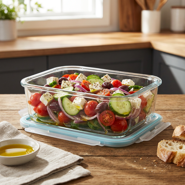 Glasslock Classic Rectangle Glass Container (1100 ml)