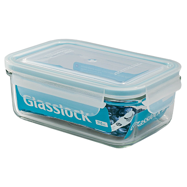 Glasslock Classic Rectangle Glass Container (715 ml)