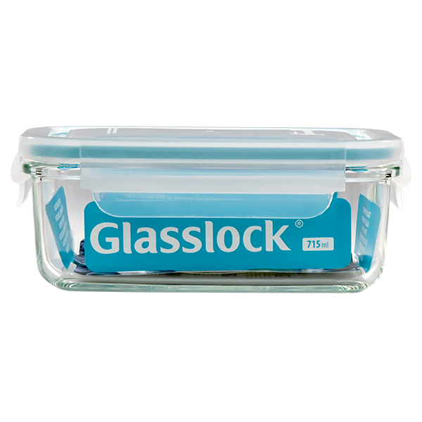 Glasslock Classic Rectangle Glass Container (715 ml)