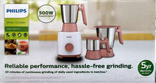 Philips HL7535/00 Mixer Grinder (White/Blue) (500W)