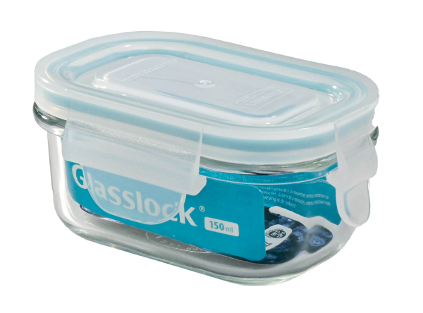 Glasslock Classic Rectangle Glass Container (150 ml)