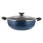 Vinod Zest Non-Stick Deep Kadai with Glass Lid (1.4 L)