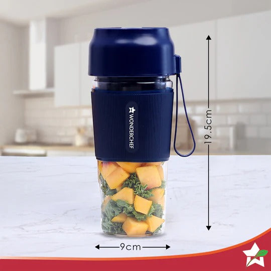 Wonderchef Nutri Cup Portable Blender (Blue, 300ml)