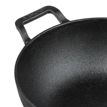 Vinod Legacy Pre-Seasoned Cast Iron Kadai with Glass Lid (3.3 L)
