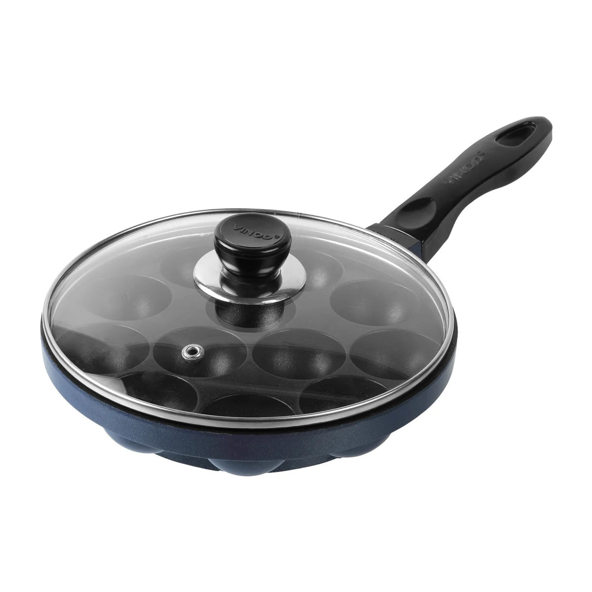 Vinod Zest Non-Stick Paniyarakkal, Single Handle (20.5 cm)