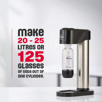 Mr. Butler Instafizz Soda Maker (Single Cylinder Pack, 500ml)