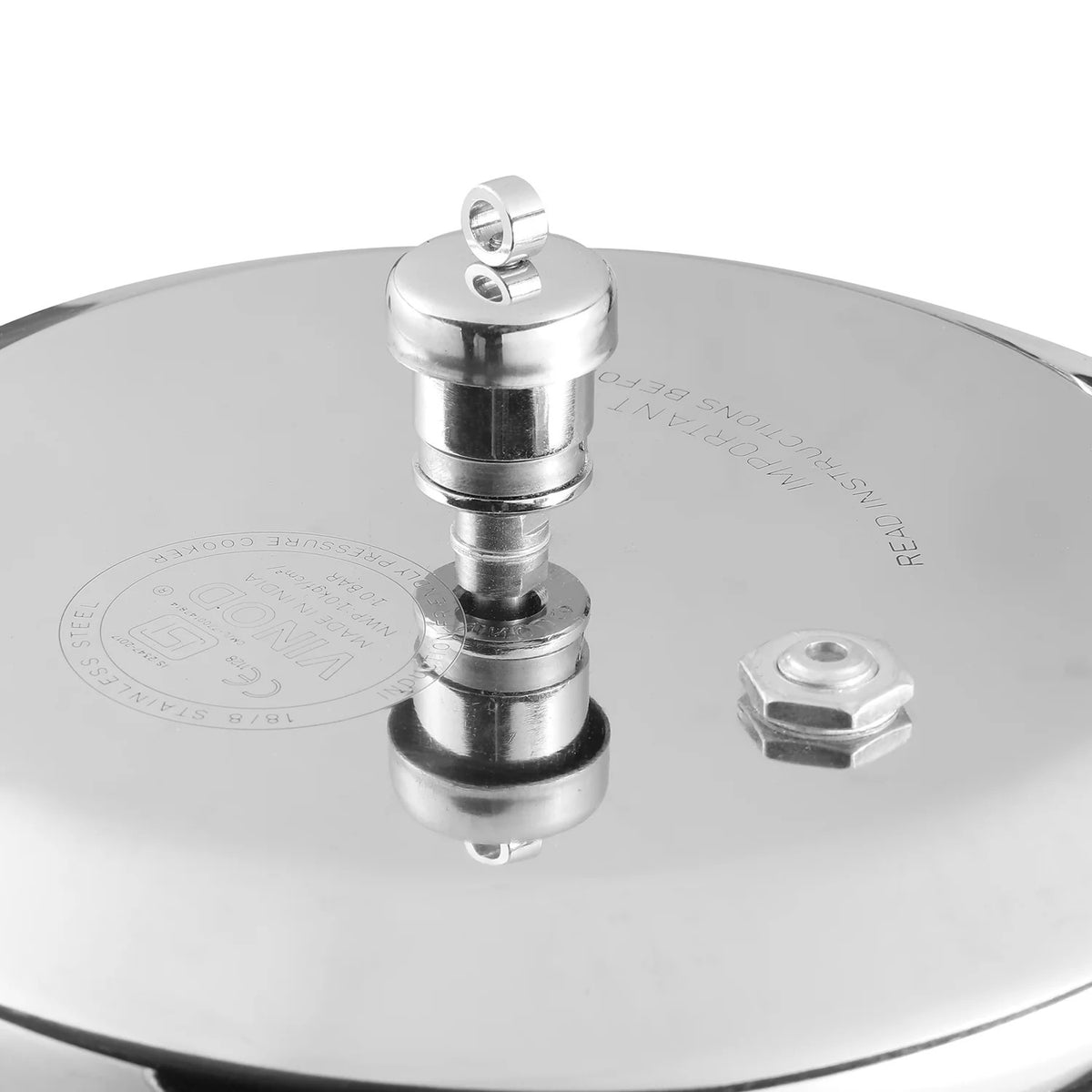 Vinod Platinum Triply Deep Pan Pressure Cooker, Outer Lid, Induction Friendly (4.5 L)