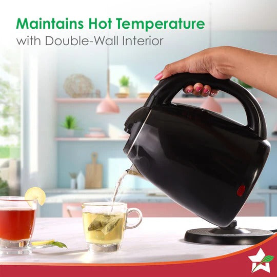 Wonderchef Essenza Cool Touch Electric Kettle (Black, 1.8 Litre)