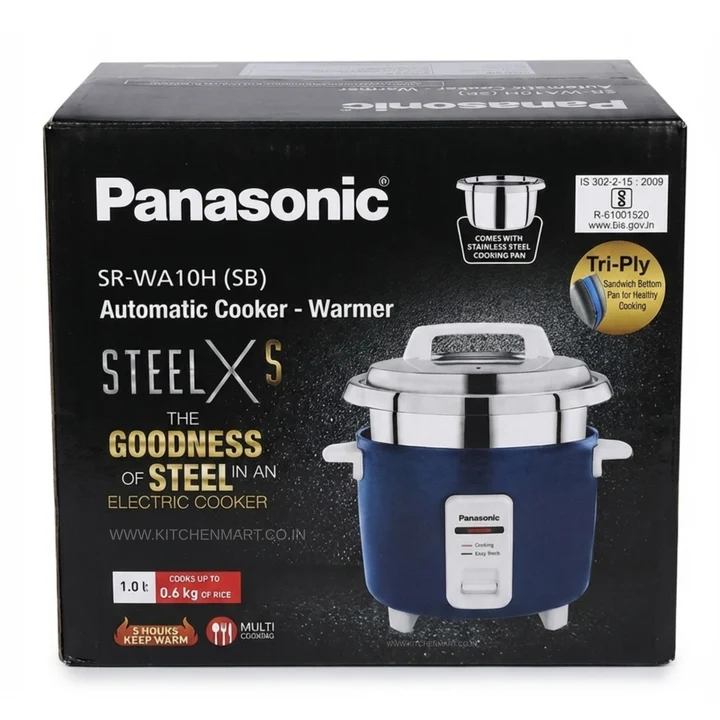 Panasonic SR-WA10H (SB) Automatic Rice Cooker (1L)