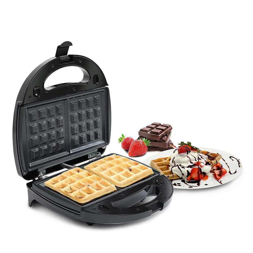 Russell Hobbs 3-in-1 Sandwich Maker (Black & Silver, 750W)