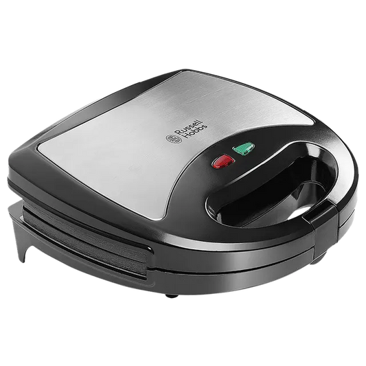 Russell Hobbs 3-in-1 Sandwich Maker (Black & Silver, 750W)