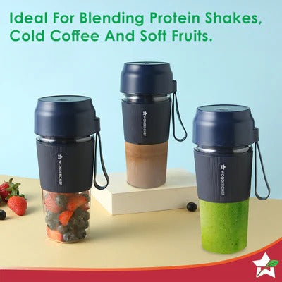 Wonderchef Nutri Cup Portable Blender (Blue, 300ml)