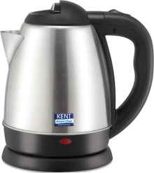 Kent Vogue SS Electric Kettle (Silver & Black, 1.2 Litre)