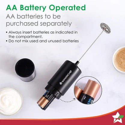 Wonderchef Regalia Milk Frother (Black)