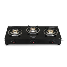 Prestige Magic Plus Glass Top Gas Stove (3 Burner, Manual Ignition)