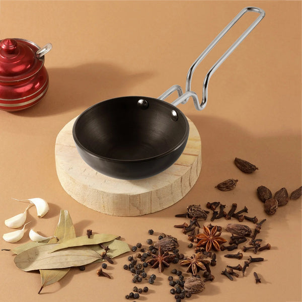 Vinod Hard Anodised Tadka Pan, Jumbo (400 ml)