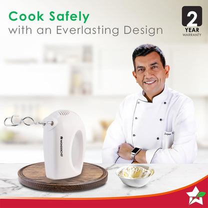 Wonderchef Ultima Plus Hand Mixer (White, 200W)
