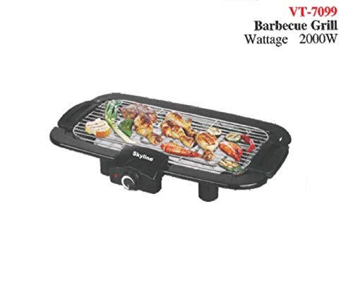 Skyline VT-7099 Electric Barbeque Grill & Tandoori Maker (Black, 2000W)