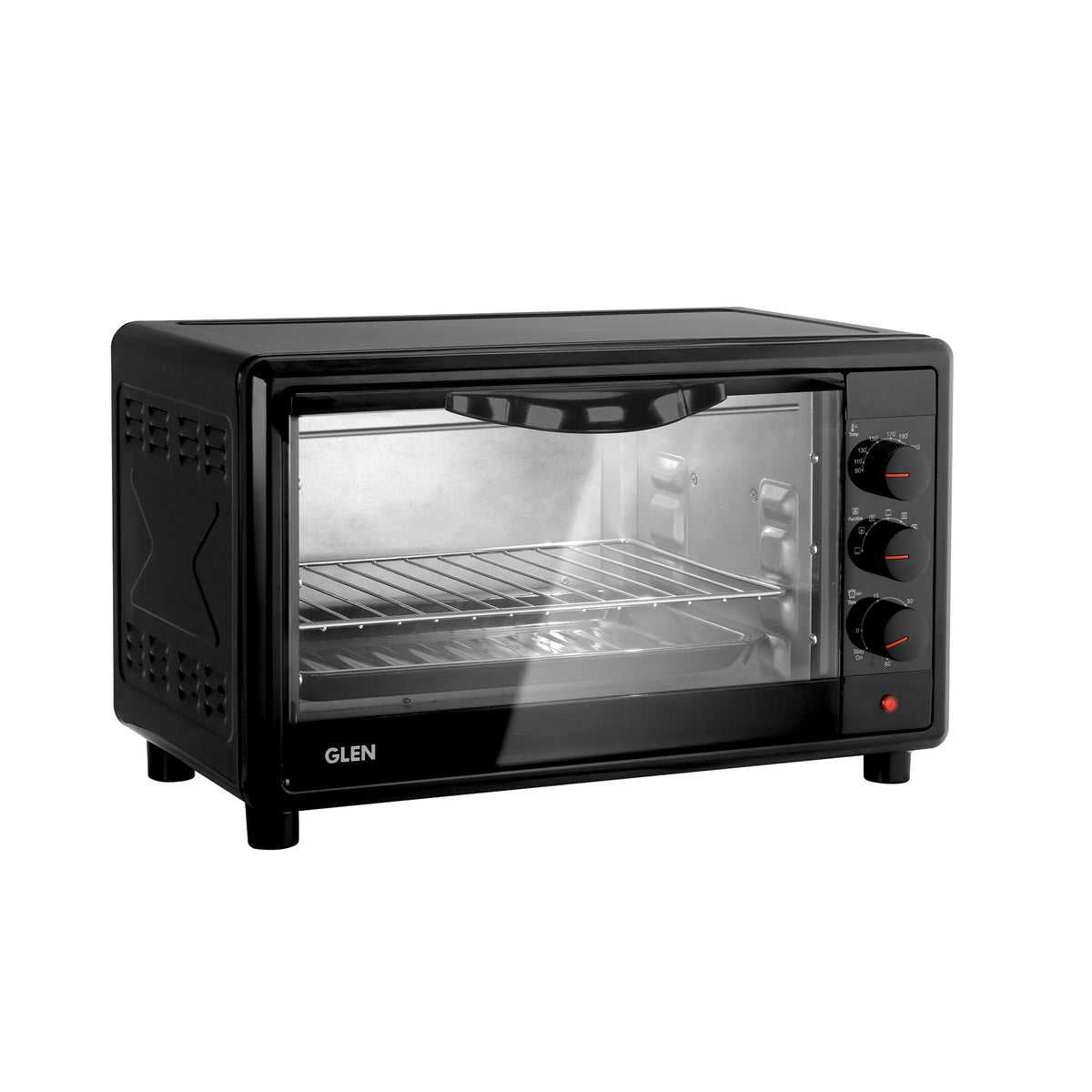 Glen Oven Toaster Griller (OTG) (25 Litre, Black)