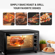 Glen Oven Toaster Griller (OTG) (25 Litre, Black)