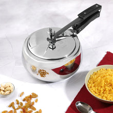 Vinod Europa Stainless Steel Handi Shape Inner Lid Pressure Cooker, Induction Friendly (3 L)