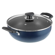 Vinod Zest Non-Stick Deep Kadai with Glass Lid (1.4 L)