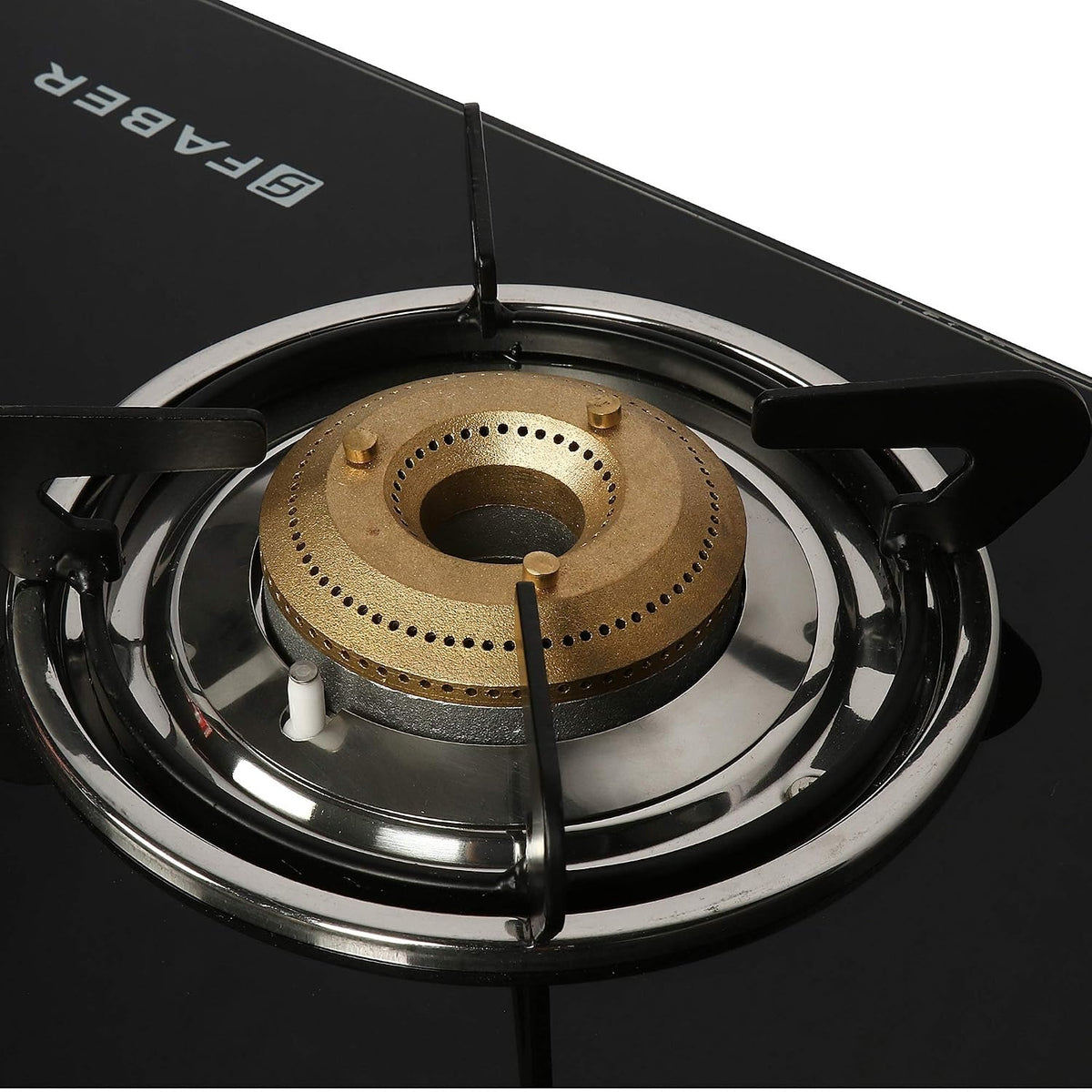 Faber Splendor Glass Top Gas Stove (4 Burner, Manual Ignition)