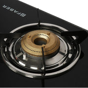 Faber Splendor Glass Top Gas Stove (4 Burner, Manual Ignition)