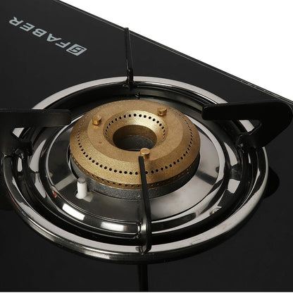 Faber Splendor Glass Top Gas Stove (4 Burner, Manual Ignition)