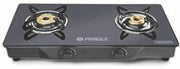 Pringle Rapid Glass Top Gas Stove (2 Burner, Manual Ignition)