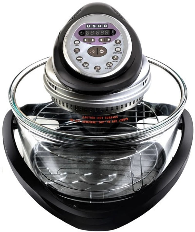 Usha InfinitiCook 3514I Halogen Air Fryer Oven (12L + 5L) (1300W)